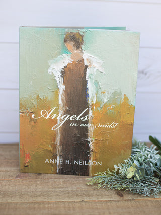 put this book of inspiration stories with an angel cover on your coffee table as holiday home decor or give as a hostess gift