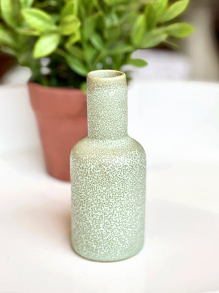 Verdant Ceramic 5.25 Inch Vase - Pistachio Green