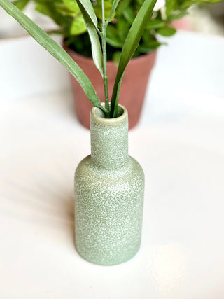 small pistachio green flower vase perfect for styling your home
