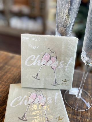 Cheers Cocktail Napkins - Shell