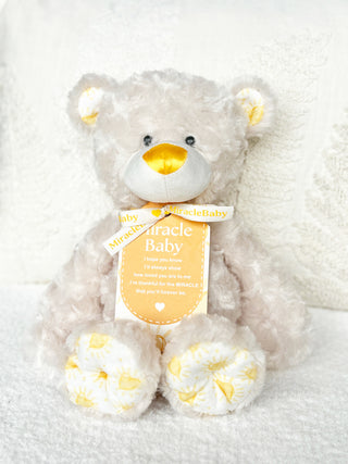 Miracle Baby Plush Bear - Yellow