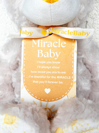 Miracle Baby Plush Bear - Yellow