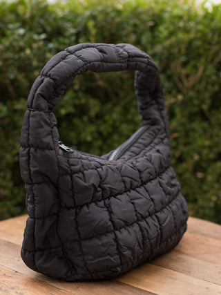 Earthscape Quilted Puffy Bag