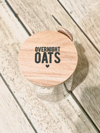 Overnight Oats Jar and Spoon Set