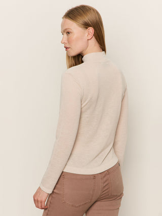 Sanctuary Draped Mock Neck Shirt
