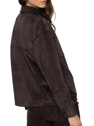 Sanctuary Ivy Suede Shirt - Semi Sweet