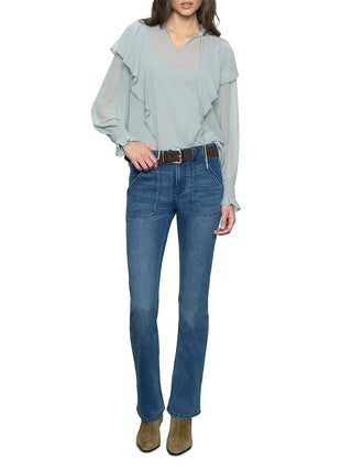 Sanctuary Yours to Keep Blouse - Sky Gray