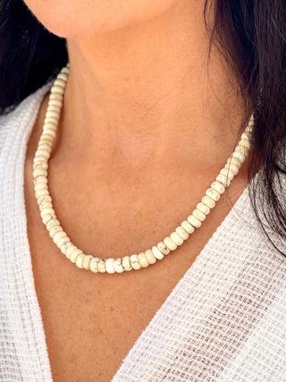 Rondelle Necklace - Ivory