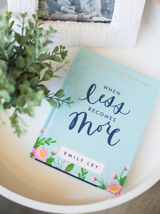 when less becomes more side reading book to nourish your soul