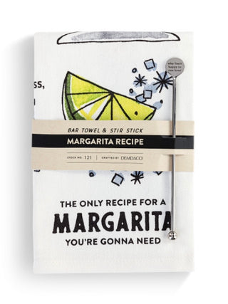 Margarita Bar Towel & Stir Stick Set