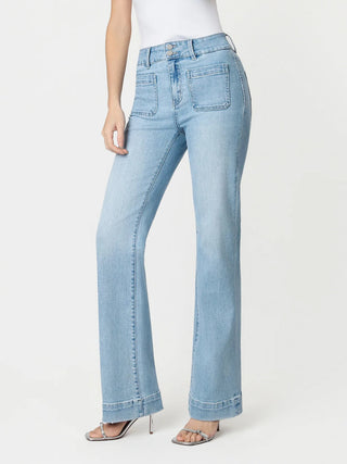 90's Vintage Flare Denim - Bang On Blue