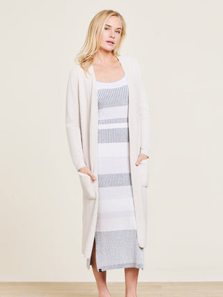 Barefoot Dreams Cozy Chic Ultra Lite Long Cardi - Sand Dune
