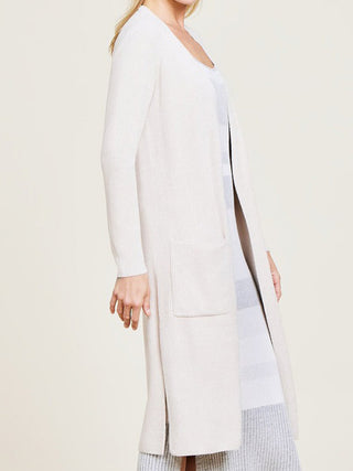 Barefoot Dreams Cozy Chic Ultra Lite Long Cardi - Sand Dune