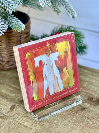 25 cards with words for the christmas season