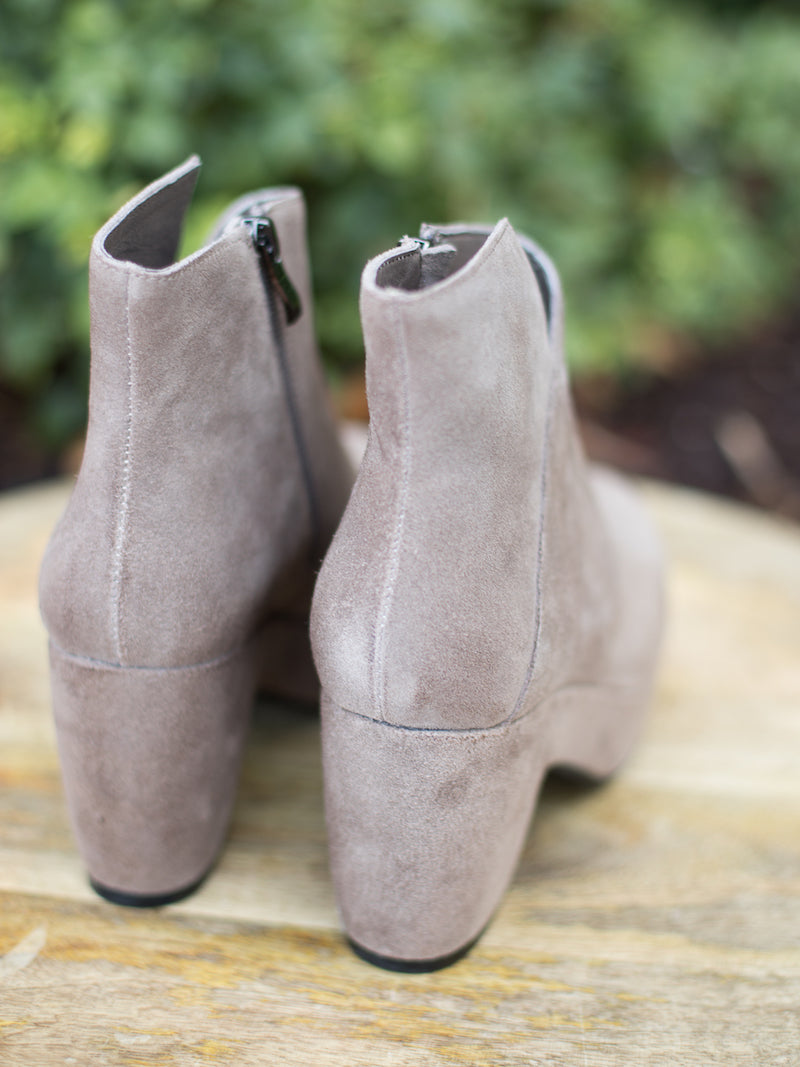 Light grey deals suede ankle boots