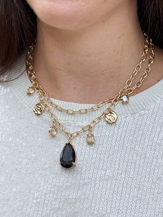 Ari Black Diamond Necklace