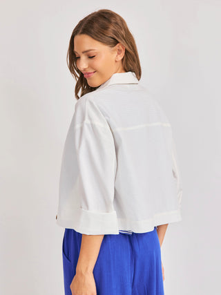 Ashore Shirt Jacket - White