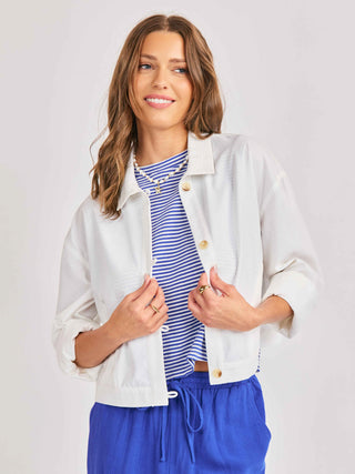 Ashore Shirt Jacket - White