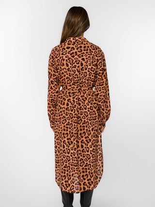 Azula Wild Leopard Dress - Brown/Black