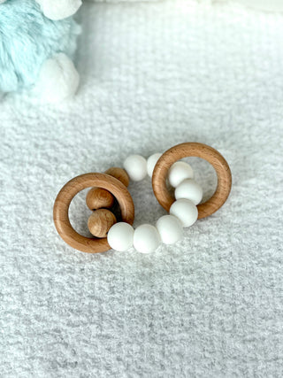 Baby Teether - White
