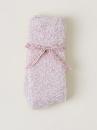 Barefoot Dreams CozyChic Heathered Women's Socks - Dusty Rose