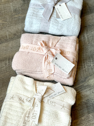 Barefoot Dreams CozyChic Lite Ribbed Baby Blanket