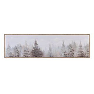 Becker – Winter Trees Canvas Art with Wood Frame