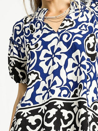 Whimsy Boho Floral Blouse