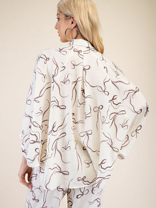 Bow Behavior Shirt - White