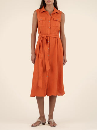 Kut From The Kloth Bowie Midi Dress - Orange
