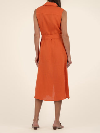 Kut From The Kloth Bowie Midi Dress - Orange