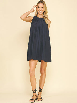 Breezy Belle Mini Dress - Navy