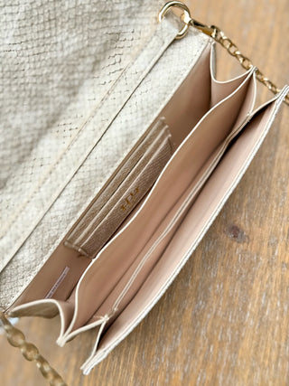 Brynleigh Clutch Crossbody - Cream