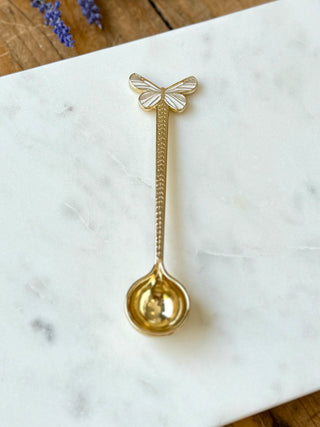 Butterfly Gold Metal Spoons