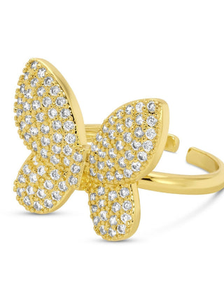 Butterfly Statement Ring - Gold