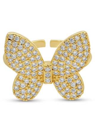 Butterfly Statement Ring - Gold
