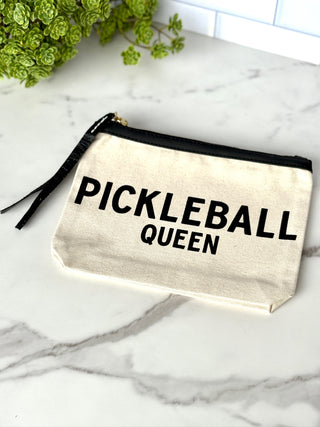 Canvas Pouch - Pickleball Queen