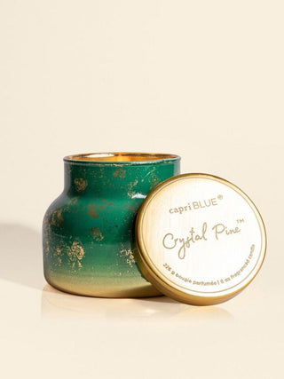 Capri Blue Crystal Pine Candle Glimmer Petite Jar 8oz