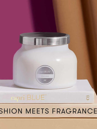 Capri Blue Volcano Candle White Signature - 19oz