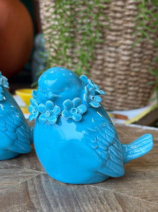 Ceramic Bird - Turquoise
