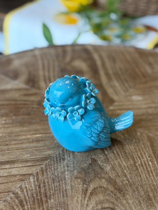 Ceramic Bird - Turquoise