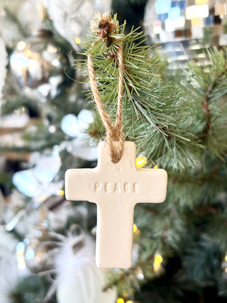 Ceramic Cross Gift Box - Peace