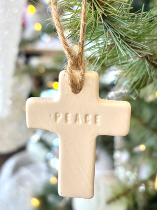 Ceramic Cross Gift Box - Peace