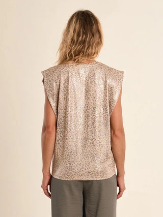 Molly Bracken Champagne Catwalk Top - Beige