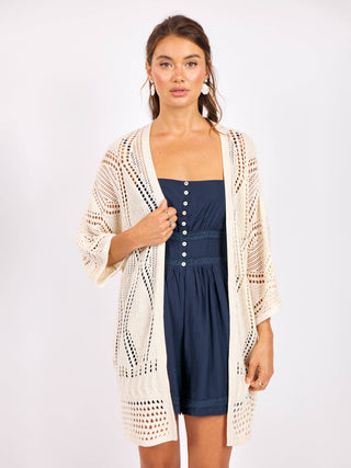 Charlottes Web Cardi - Cream