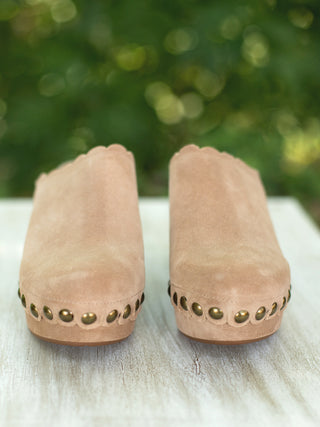 Chocolat Blu Gemini Clog - Latte Suede