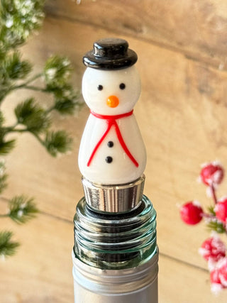 Christmas Glass Bottle Stoppers