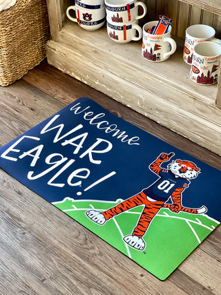 Collegiate Door Mat - Auburn