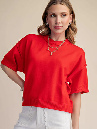 Everyday Darling Sweater - Red