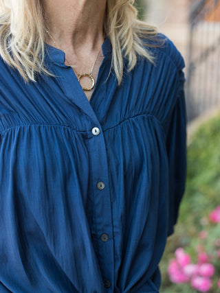 Dainty Details Button Up Blouse